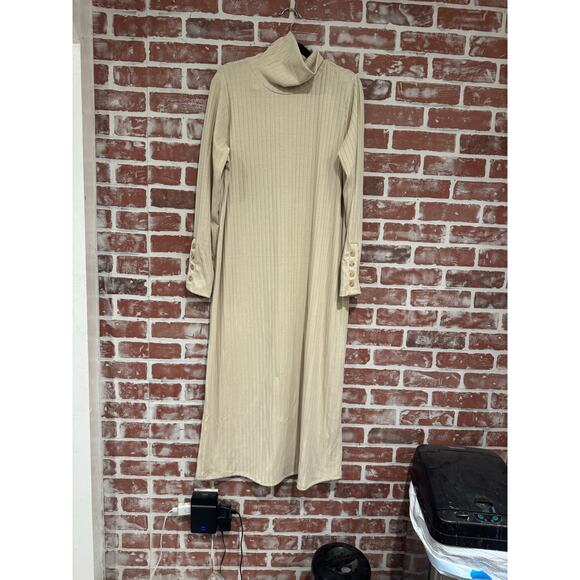 Hatch Dresses & Skirts - The Nines By Hatch Long Sleeve Turtleneck Ribbed Maternity Dress Size XXL